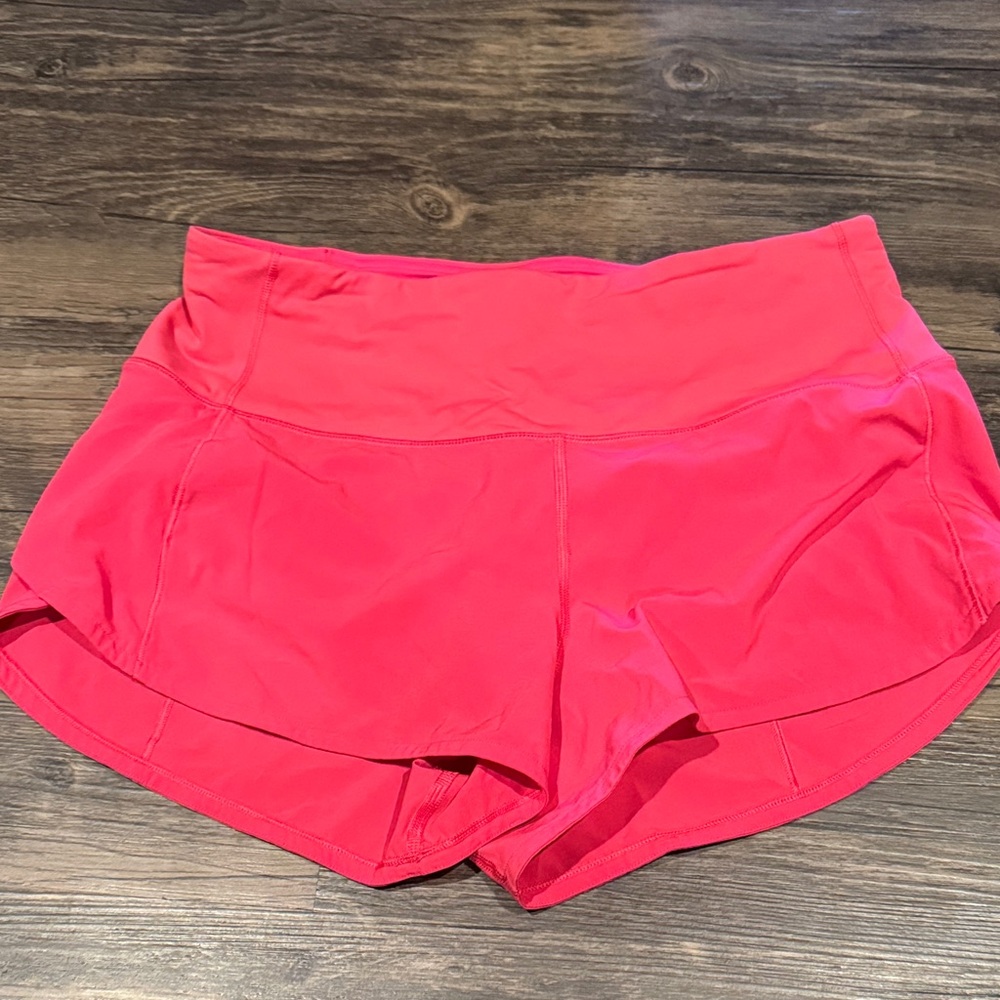 Lululemon Athletica Hot Pink Athletic Shorts